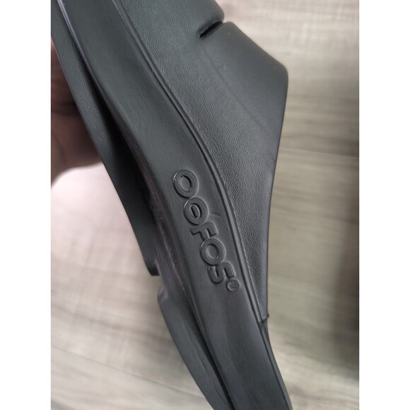 OOFOS Ooahh Slide Recovery Comfort Sport Sandal Black Unisex Size M11 W13 - Picture 8 of 8